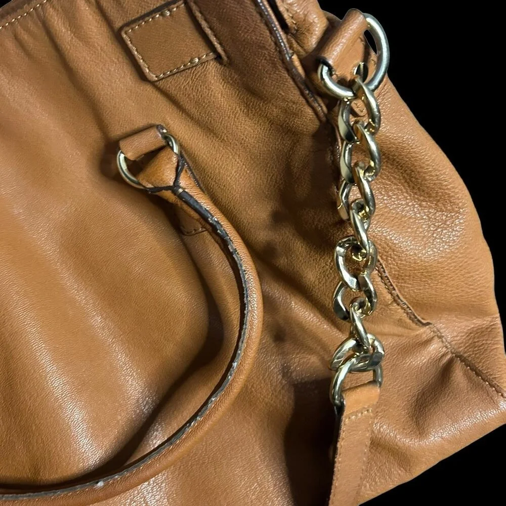 Michael Kors Tan Leather Tote - Picture 10 of 10